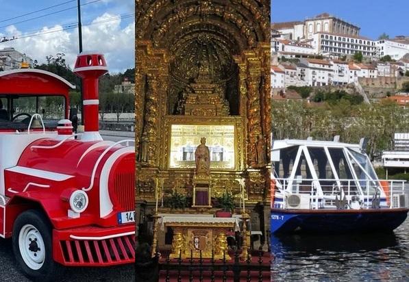 Tourist Train, Tourist Boat or Santa Clara-a-Nova Monastery  Astória Hotel Coimbra