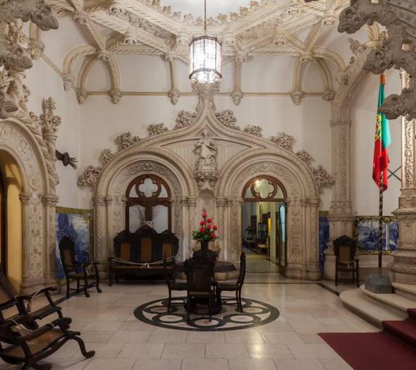 Receção de 24h  Palace Hotel Bussaco Coimbra